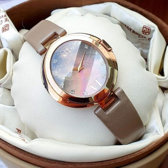 Citizen Diamond Stone 34mm Brown Watch main image 6
